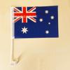 Bandeira de carro australiana 30x 45 Transfronteiriça bandeira australiana tecido de poliéster vários tamanhos decoração de vidro de carro