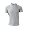 Camiseta de Verano para Hombre con Textura de Panal y Malla, Alta Elasticidad, Transpirable, para Entrenamiento, Fitness, Casual, Deportiva, de Manga Corta, Moda