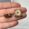 Xizang reflujo material viejo hueso de camello tarjeta vieja hecha a mano colgante con cuentas DIY texto juego cuentas de Buda accesorios de joyería pulsera collar