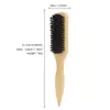 Amazon mango de cepillo para barba de hombre cepillo de cerdas cepillo para cortar el pelo cepillo para barba cepillo de peinado cepillo de limpieza generación de cabello transfronterizo