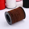 Cuerda de terciopelo coreano de 3 mm x 10 m Accesorios de enrollado de terciopelo coreano hechos a mano Material para pulsera tejida con borla al por mayor