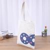 Bolsa de Lona Simples de Ombro Único para Estudante Bolsa Publicitária com Estampa Digital Bolsa de Algodão Bolsa Tote Personalizável com Logo