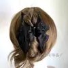 Pinza Estrella Louis Estilo Hepburn Satín Brillante Diamante Pin Tiburón Alto Temperamento Triángulo Cruz Accesorios para el Cabello para Mujeres