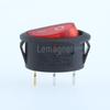 Interruptor Leci6A250V Formato de Barco 2 Posições 3 Pinos Rs601E Rocker Oval 17*25mm Alimentação Marinha Interruptor Formato de Barco