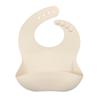Babador grande transfronteiriço recém-nascido silicone babador fácil de limpar suprimentos para bebês babador à prova d'água