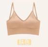 Sujetador deportivo transpirable estilo japonés con tirantes en forma de U grandes y sin costuras para mujer