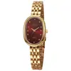 Reloj Femenino Ovalado Xsvo Versátil Cuarzo Correa de Acero Suministro Directo del Fabricante Reloj Femenino al por Mayor Lujo Ligero Nicho Gama Alta