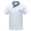 Roupas de trabalho para chef de catering femininas de verão cozinha de hotel restaurante ocidental casa de chá respirável traje de chef manga curta de alta qualidade