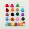 Punto versión coreana de mini gorro de lana tejido accesorios para juguetes DIY accesorios para gorros de lana fabricantes al por mayor