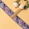 Novo Bordado Étnico Multicor Lantejoula Renda Corda de Osso Renda de Espelho Renda Vintage Fundo de Rede Linha Dourada Roupa