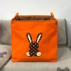 Bolsa de almacenamiento de EVA gruesa, cesta de almacenamiento de tela para acabado de ropa y colcha, cesta de almacenamiento de gran tamaño a prueba de polvo y humedad.