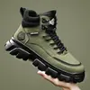 Botas de Hombre Botas Martin para Exteriores Estilo Británico para Hombre Botas de Trabajo Otoño e Invierno 2026 Estilo Nuevo Superficie de Cuero Botas de Motocicleta Casuales para Hombre
