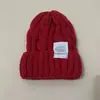 Touca de Lã Trançada Cor Sólida J110 para Mulheres, Estilo Coreano Outono e Inverno Estudante Quente com Proteção para Orelhas, Gorro Versátil Unissex