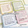Notas adesivas estilo ins, notas adesivas de tinta creme de alto valor, plano de estudo, este memorando pode escrever notas adesivas