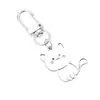 Colgante de Bolsa de Gatito Suave Lindo Accesorios de Dibujos Animados para AirPods Llavero Pequeño Creativo Souvenir para Pareja