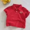 Elegante Polo Niños Ropa Infantil Camiseta Nueva Niñas Bebé Moderna Verano Top Delgado Dibujos Animados Manga Corta Niños Solapa