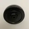 Roda de Borracha Média de 4 polegadas Rodízio Universal Preto TPR Carrinho de Compras Giratório