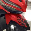 Pegatinas de Motocicleta Filipinas Transfronterizas, Calcomanías Decorativas Grabadas Huecas para Guardabarros Delanteros, Pegatinas Decorativas de Llama para Vehículos Eléctricos