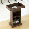 Yijiada Púlpito Pódio Suporte para Mestre de Cerimônias Simples Moderno Mesa de Boas-vindas Balcão de Recepção Balcão de Informações Suporte para Anfitrião
