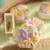 Pasteles de Luna Serie Dorada Montaña de Durazno, Caja de Regalo de Repostería Estampada Estilo Chino, Suministro Mayorista de Fábrica de Pasteles de Luna de Mediados de Otoño