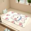 Tapete de Banheiro Personalizado pelo Fabricante Tapete para Chão de Banheiro Infantil Antiderrapante Impermeável Tapete de PVC Cartoon Antiderrapante