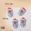 Lentejuelas resina facetada accesorios pequeños DIY funda de teléfono adornos Crocs accesorios Parche de Gato Dingle Luminoso