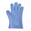 Guantes de silicona con aislamiento térmico de fábrica, antideslizantes, para horno microondas, para hornear, antiescaldaduras, disponibles al por mayor.