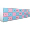 Gabinete de Plástico ABS para Estudiantes, Mochilas Escolares, Gabinete para Salón de Clases de Jardín de Infancia, Casillero, Gabinete de Almacenamiento Independiente para Escuela Primaria