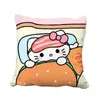 Almohada Hello Kitty Hallokitty Cojín Lindo de Dibujos Animados Corazón de Niña Cojín para Sala de Estar Sofá Oficina Almohada para Descanso de Almuerzo