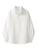 Camisa de manga larga de seda de hielo para hombre, estilo DK, fina de verano, holgada, casual, con caída, secado rápido, elegante