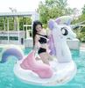 Desconto de fábrica fornecimento no local inflável cavalo de pônei flutuador cavalo de princesa Montar flutuador lantejou pônei princesa