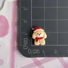 Hombre de Jengibre Navideño Creativo Grande y Pequeño Galleta Comida Juguete Dibujos Animados Resina Accesorios Joyería Pegamento de Crema Pasador Accesorios para el Cabello Lote