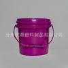 Balde de Plástico Portátil de 750 ml a 5 Litros para Pepinillos y Condimentos, Balde Redondo con Boca Ancha para Polvos, Balde de Plástico PP Portátil Engrosado