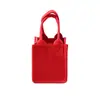 Bolsa de Feltro de Natal, Bolsa de Feltro Compacta Espessada, Pequena Bolsa Tote, Bolsa de Doces de Presente de Feriado, Bolsa de Feltro de Natal de Mão