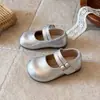 Zapatos de Princesa para Niña Modelo 2026 Primavera y Otoño, Zapatos para Todas las Estaciones, Zapatos de Ballet para Niña, Zapatos Pequeños de Piel para Niños, Elegantes Zapatos para Bebé Niña