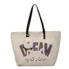 Bolsa Tote de Lona de Grande Capacidade para Mamães com Alça de Ombro para Mulheres 2026 Nova Bolsa de Tecido Casual para Senhoras Bolsa de Compras Bolsa Tote