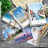 Cartão Postal Paisagem de Viagem Urbana Chongqing Xangai Chengdu Changsha Nanjing Yunnan Xi'an Pequim Qingdao Cartão de Saudação
