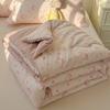 Relleno de colcha de verano de algodón puro estilo Ins, Clase A, Adecuado para madres y bebés, Sensación fresca y como de nube, 100% algodón, Adecuado para dormir sin ropa, Individual/Doble, Colcha fina para habitaciones con aire acondicionado