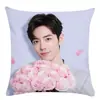 Almohada de Peluche Corto Empresa OLOG Funda de Almohada Impresa Cojín para Sofá Cojín Funda de Cojín Funda de Cojín para Almohada Hogar
