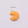 Pendientes de Panda Pintado de Resina de Dibujos Animados, Estrella Arcoíris, Sol, Llavero para Bolso, Colgante, Accesorios de Joyería DIY