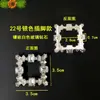 Novos Acessórios de Decoração para Sapatos com Strass, Fivelas de Sapato de Metal, Flores para Sapatos, Sandálias, Laços, Elementos Decorativos no Meio, Fivelas de Sapato Femininas