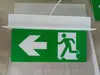 Luz indicadora de señal de escape de apagón empotrada personalizada, luz indicadora de salida, luz de escape de seguridad para evacuación por incendio