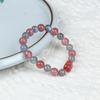 Pulseira Pixiu de Cristal de Morango Natural Pulseira Luar Cinzenta Design Original Presente de Cristal Feminino Pulseira Feminina Atacado