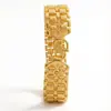 Pulsera Cadena para Reloj de Hombre Clásica Doble Bendición Chapada en Oro de Cobre Vietnamita con un Estilo Audaz y Maduro, Mayoreo