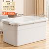 Caja de Almacenamiento para el Hogar de Gran Capacidad para Ropa, Edredones, Juguetes, Artículos Varios con Ruedas y Tapa, Caja de Almacenamiento de Plástico Engrosado