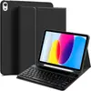 Compatível com tablet iPad A16, teclado Bluetooth externo, capa protetora 11ª geração 10,9 polegadas com suporte para caneta, capa de couro magnética