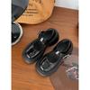 Zapatos Mary Jane de punta redonda para mujer estilo preppy uniforme JK japonés zapatos de una sola capa suela gruesa zapatos Mary Jane zapatos de tacón grueso para mujer zapatos de cuero otoño