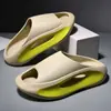 Chinelos Slip-on Masculinos de Verão para Uso ao Ar Livre, Moda EVA Pintado, Esportes ao Ar Livre, Solado Macio, Praia, Chinelos de Coco para Homens