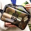 Bolsa de Cosméticos Transparente Popular na Internet Estilo Ins Super Popular Pequena Portátil para Viagem Feminina Grande Capacidade Impermeável Bolsa de Higiene Pessoal Bolsa de Armazenamento