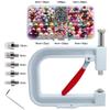 4-10mm pérola sintética redonda não porosa DIY acessórios de cabelo acessórios contas soltas roupas bolsas sapatos dispositivo de miçangas material